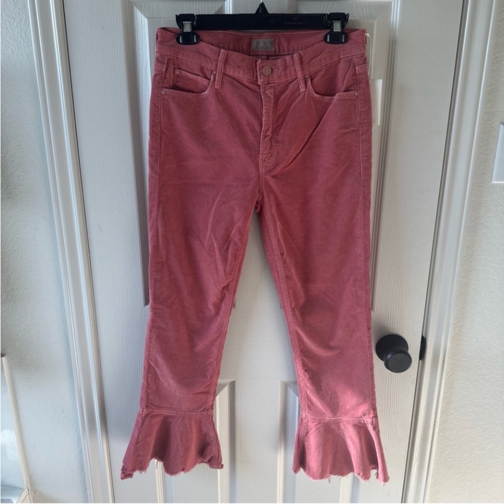 MOTHER Women's Ankle & Cropped Jeans in Coral Cha Cha